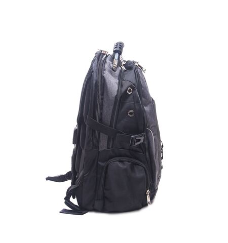 Рюкзак No Brand 7027 SWISSGEAR Black Grey, 2-е