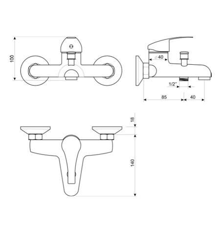 Смеситель Liveno DECA 35 (ARM-DECA35-2), 5-е