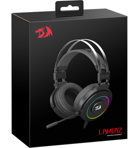 Игровые наушники с микрофоном REDRAGON LAMIA 2 Black, 13-е