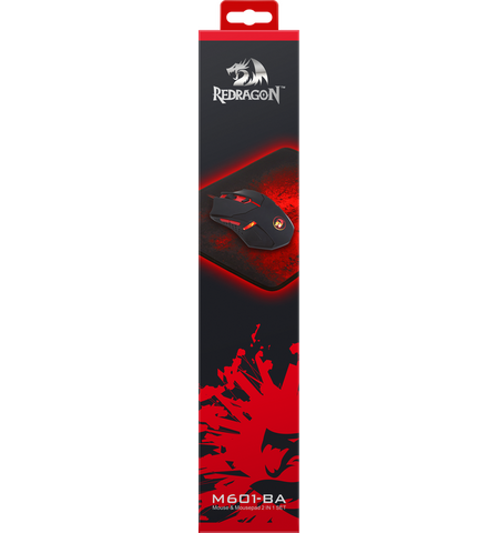 Игровой набор мышь + коврик REDRAGON M601BA, 17-е фото товара в интерент-магазине freenet.by Игровой набор мышь + коврик REDRAGON M601BA, 17-е