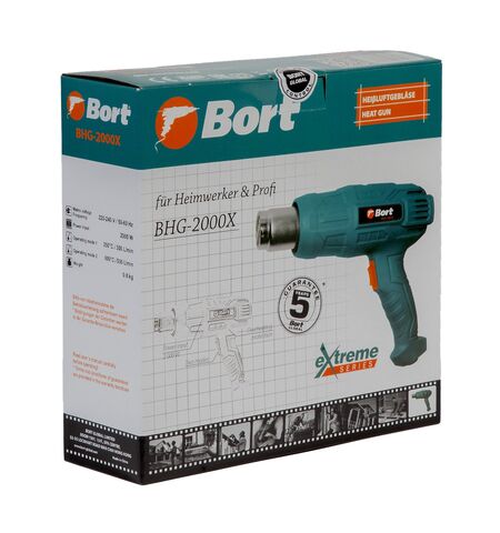 Промышленный фен Bort BHG-2000X, 6-е