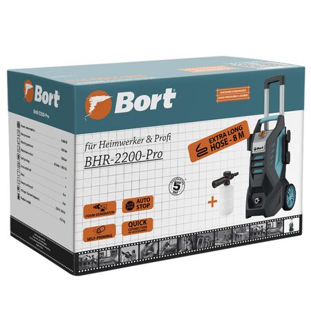 Мойка высокого давления Bort BHR-2200-Pro, 12-е