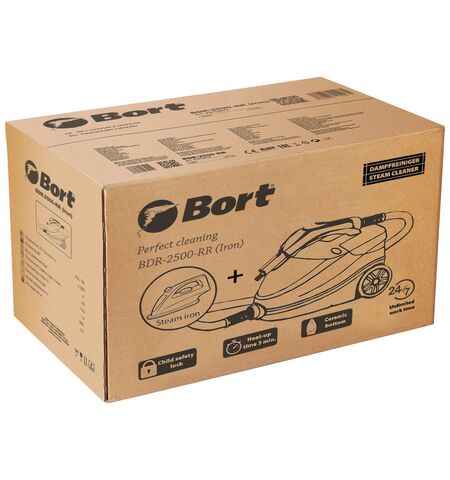 Пароочиститель с утюгом Bort BDR-2500-RR (Iron), 16-е