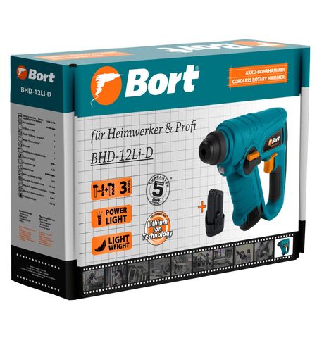 Перфоратор Bort BHD-12Li-D, 8-е