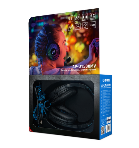 Наушники с микрофоном SVEN AP-U1500MV, 10-е фото товара в интерент-магазине freenet.by Наушники с микрофоном SVEN AP-U1500MV, 10-е