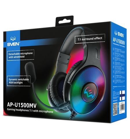 Наушники с микрофоном SVEN AP-U1500MV, 11-е фото товара в интерент-магазине freenet.by Наушники с микрофоном SVEN AP-U1500MV, 11-е