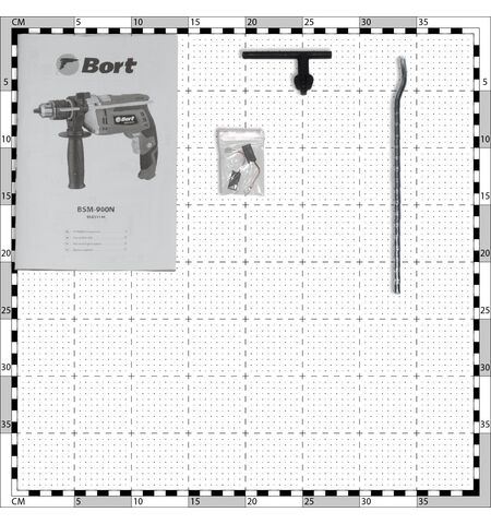 Ударная дрель Bort BSM-900N, 8-е