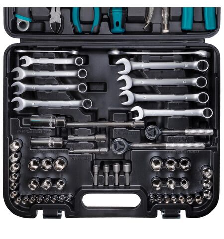 Универсальный набор инструментов Bort BTK-121 (121 предмет), 4-е фото товара в интерент-магазине freenet.by Универсальный набор инструментов Bort BTK-121 (121 предмет), 4-е