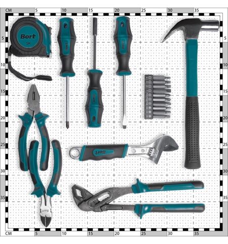 Набор инструментов Bort BTK-19 (19 предметов), 9-е