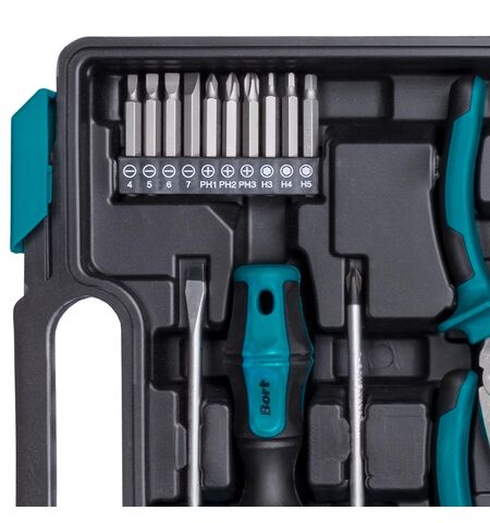 Набор инструментов Bort BTK-19 (19 предметов), 4-е