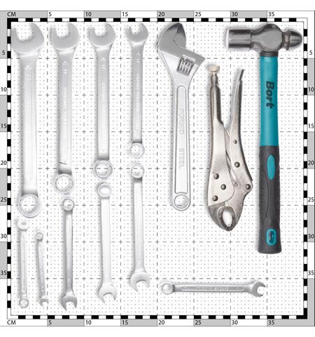 Универсальный набор инструментов Bort BTK-86 (86 предметов), 6-е