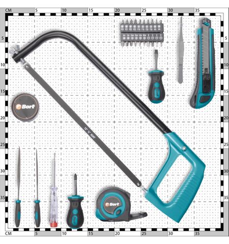 Универсальный набор инструментов Bort BTK-86 (86 предметов), 9-е