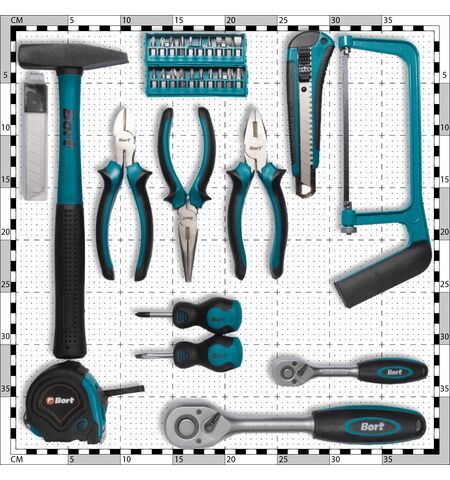 Универсальный набор инструментов Bort BTK-89U (89 предмет), 7-е