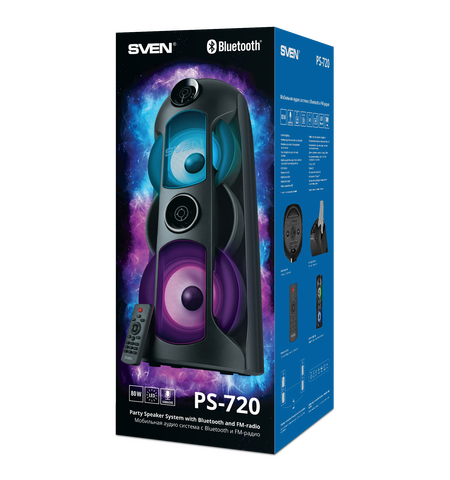 Мобильная аудиосистема SVEN PS-720, 14-е