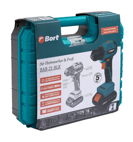 Дрель-шуруповерт Bort BAB-21-BLK, 11-е