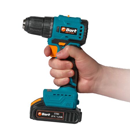 Дрель-шуруповерт Bort BAB-21-BLK, 7-е