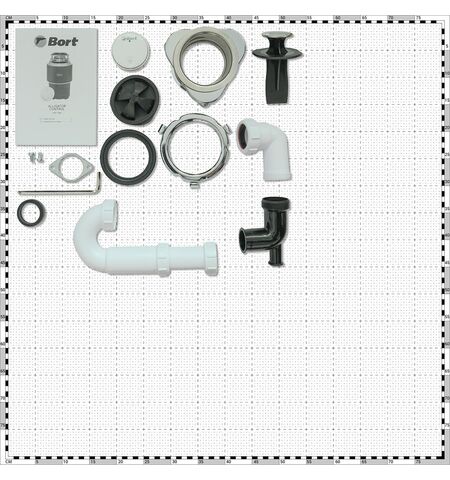 Измельчитель пищевых отходов Bort ALLIGATOR CONTROL, 6-е