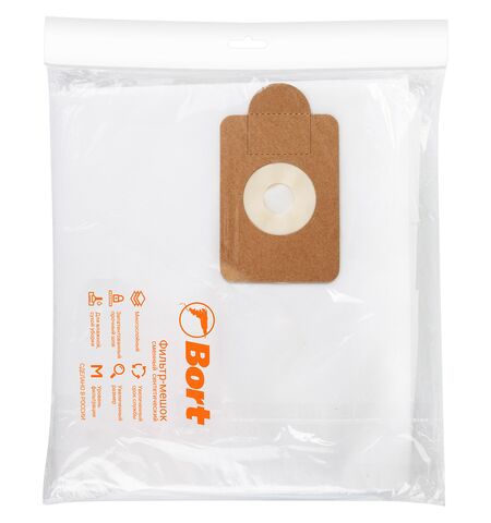 Комплект одноразовых мешков для пылесоса Bort BB-20N, 3-е