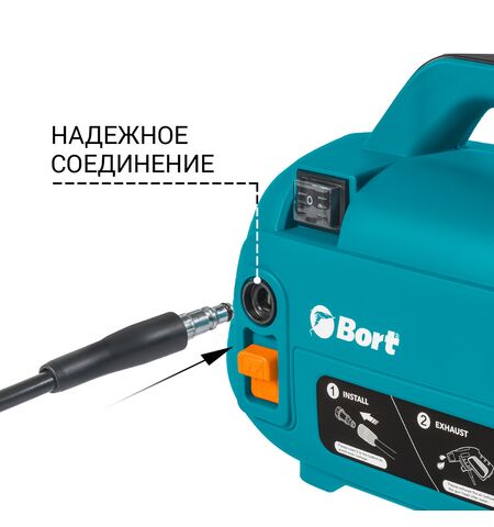Мойка высокого давления Bort BHR-1600-Compact, 5-е