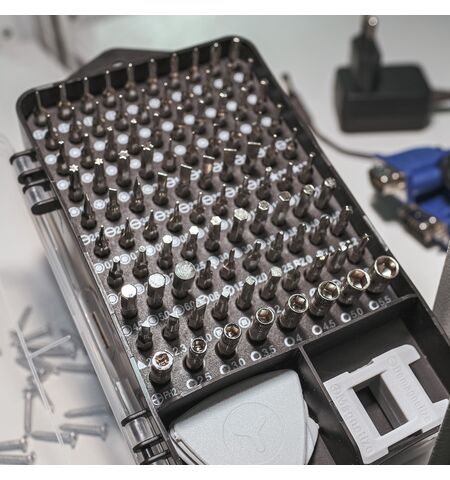 Набор инструмента с битами и головками Bort BTK-117 (117 предметов), 3-е