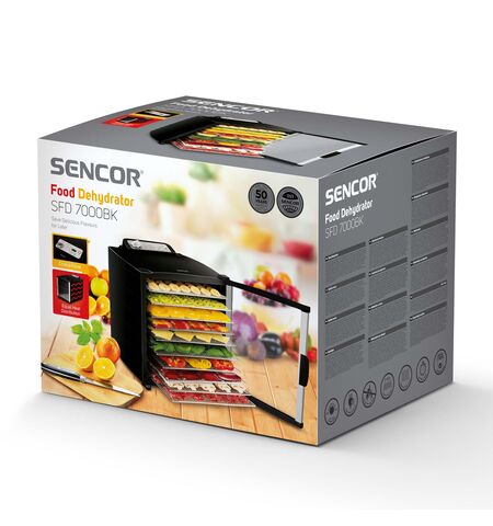 Сушилка для продуктов SENCOR SFD 7000BK, 12-е