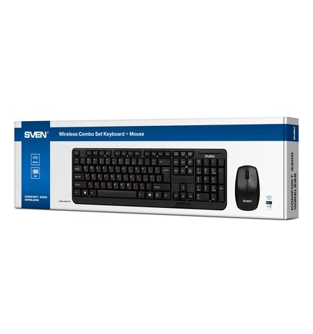 Комплект клавиатура + мышь SVEN Comfort 3300 Wireless, 8-е