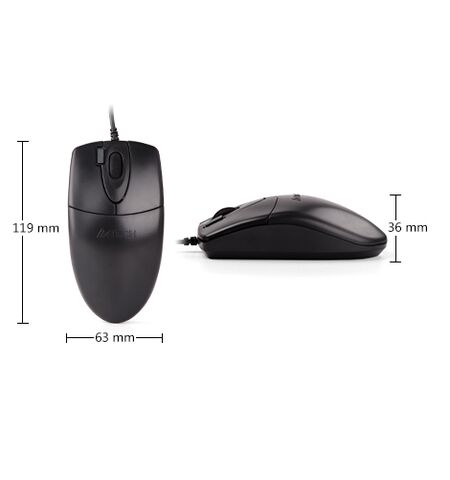 Проводная мышь A4Tech OP-620D, 6-е