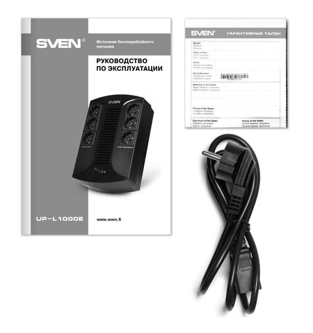 Источник бесперебойного питания SVEN UP-L1000E, 7-е