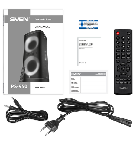 Портативная колонка SVEN PS-950, 14-е