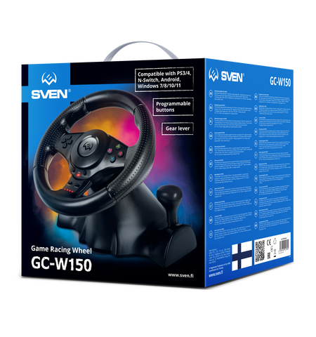 Игровой руль SVEN GC-W150, 7-е фото товара в интерент-магазине freenet.by Игровой руль SVEN GC-W150, 7-е