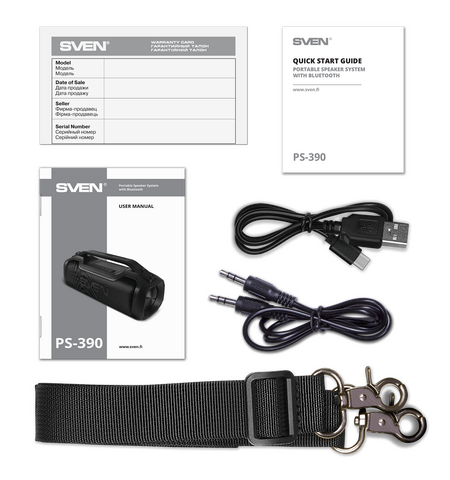 Портативная колонка SVEN PS-390, 14-е