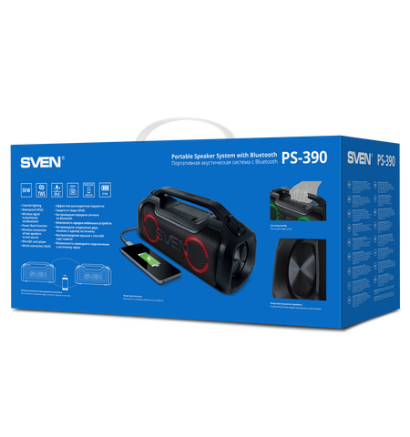 Портативная колонка SVEN PS-390, 16-е