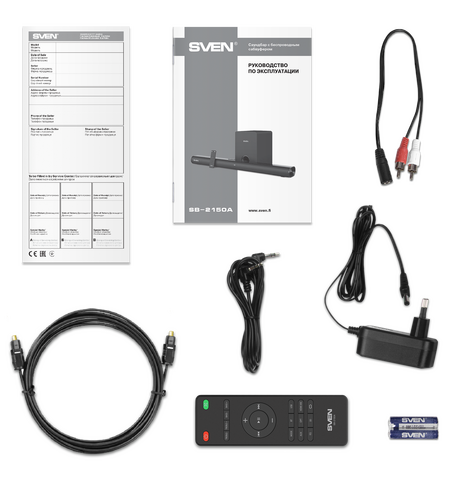 Саундбар SVEN SB-2150A, 15-е