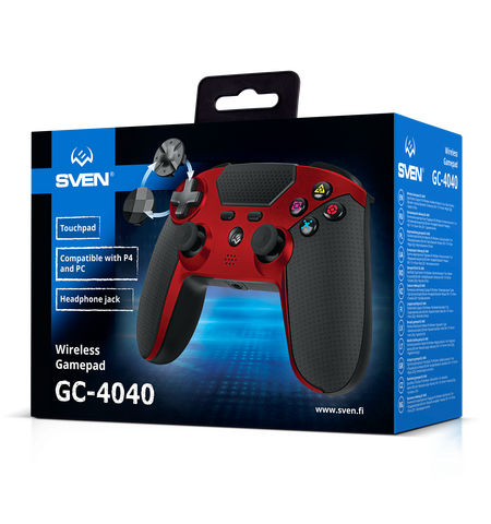 Беспроводной геймпад SVEN GC-4040 Red Black, 5-е