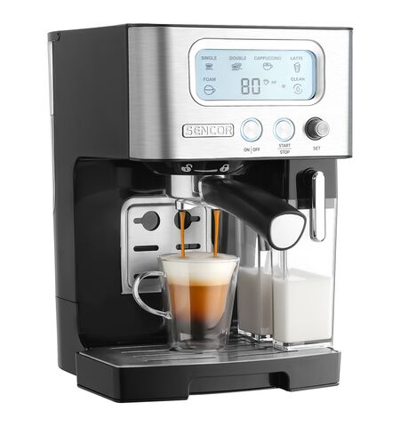 Рожковая кофеварка SENCOR SES 4090SS, 3-е