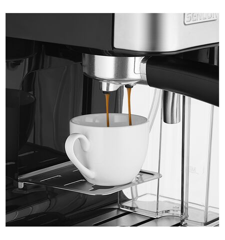 Рожковая кофеварка SENCOR SES 4090SS, 6-е