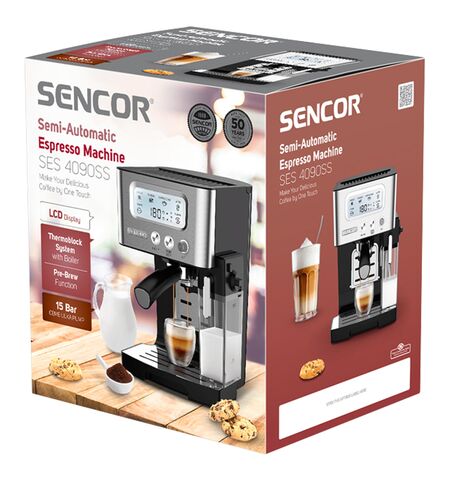 Рожковая кофеварка SENCOR SES 4090SS, 11-е