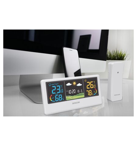Метеостанция SENCOR SWS 4100 W, 8-е фото товара в интерент-магазине freenet.by Метеостанция SENCOR SWS 4100 W, 8-е
