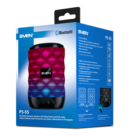 Портативная колонка SVEN PS-55, 13-е