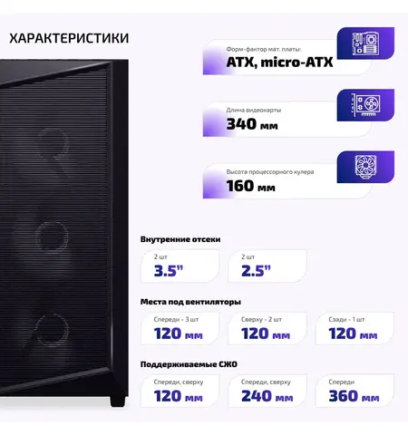 Корпус SuperPower G1 Mesh TG, 13-е