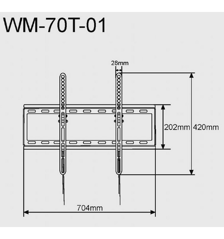 Кронштейн Gembird WM-70T-01, 2-е фото товара в интерент-магазине freenet.by Кронштейн Gembird WM-70T-01, 2-е