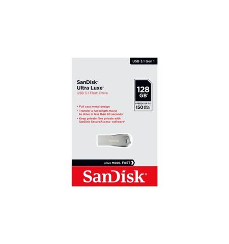 USB Flash Drive SanDisk Ultra Luxe 128GB (SDCZ74-128G-G46), 4-е