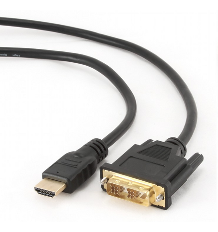 Кабель cablexpert CC-HDMI-DVI-6 (HDMI to DVI 1.8 m), 2-е