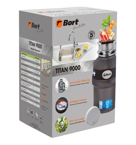 Измельчитель пищевых отходов Bort TITAN 9000, 7-е