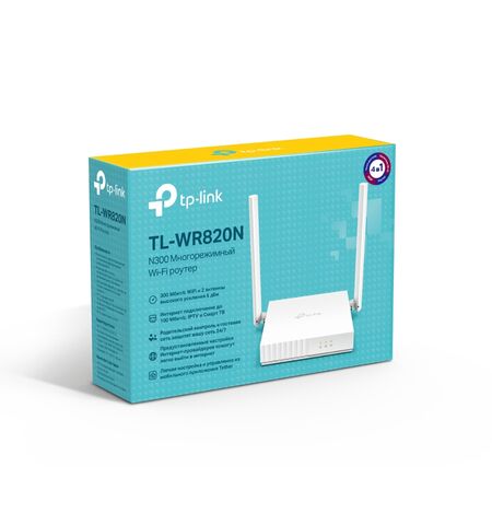 Беспроводной маршрутизатор TP-Link TL-WR820N, 3-е