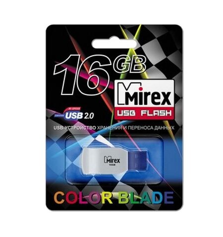 USB Flash Mirex RACER BLUE 16GB (13600-FMURCB16)