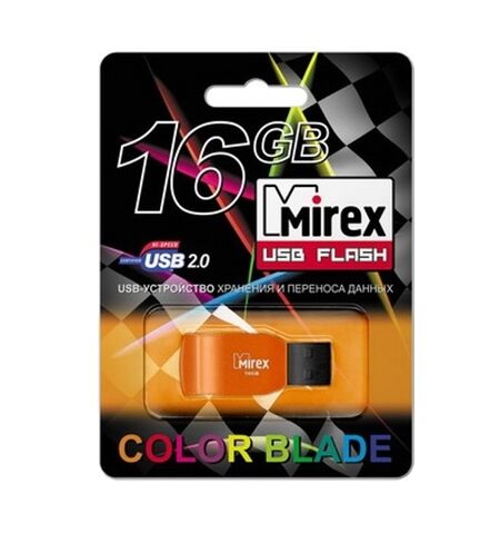 USB Flash Mirex RACER ORANGE 16GB (13600-FMUORC16)