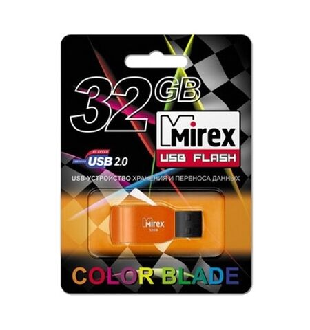 USB Flash Mirex RACER ORANGE 32GB (13600-FMUORC32)