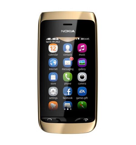 Nokia Asha 308 Golden Light