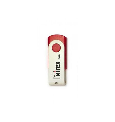 USB Flash Mirex SWIVEL RED 16GB (13600-FMUSWL16)